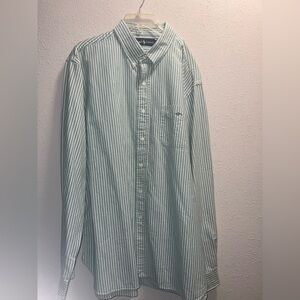 NWOT Ralph Lauren Mint Striped Button Down Shirt